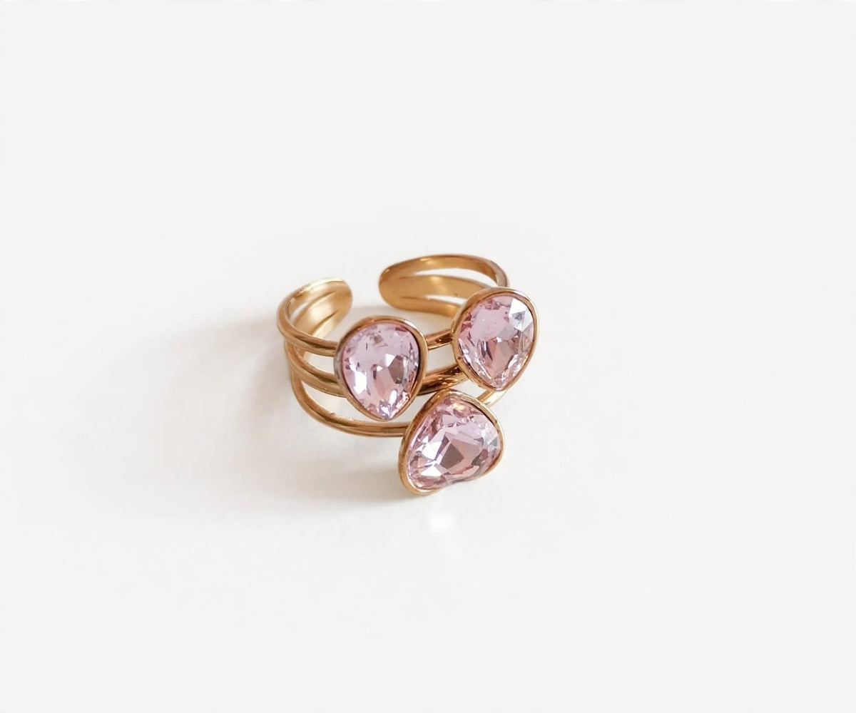 Anello Trilogia Rosa Etherea