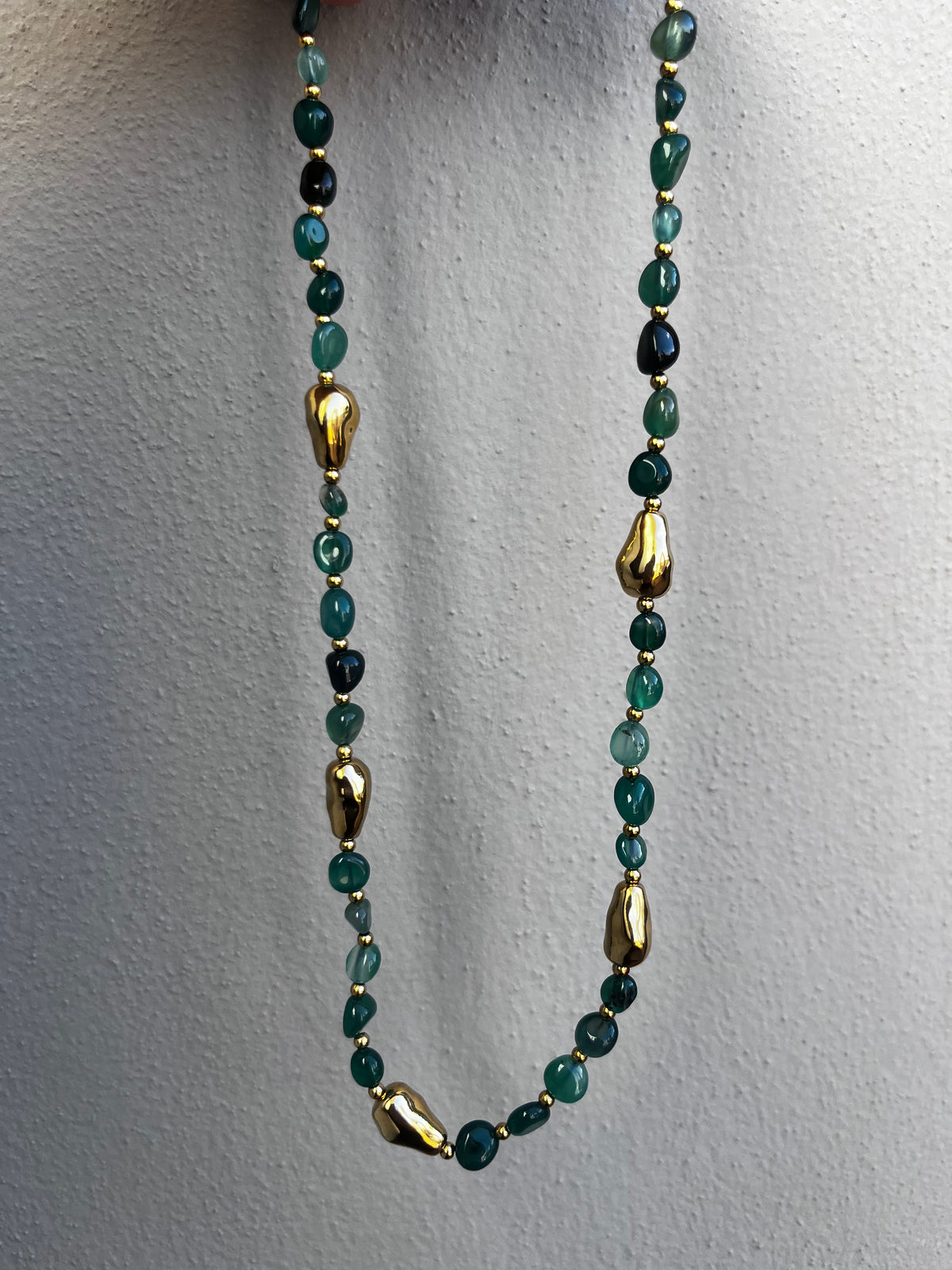 Collana Agata Verde