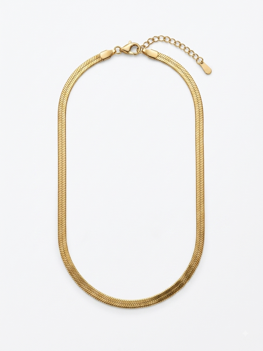 Collana Fluid Gold