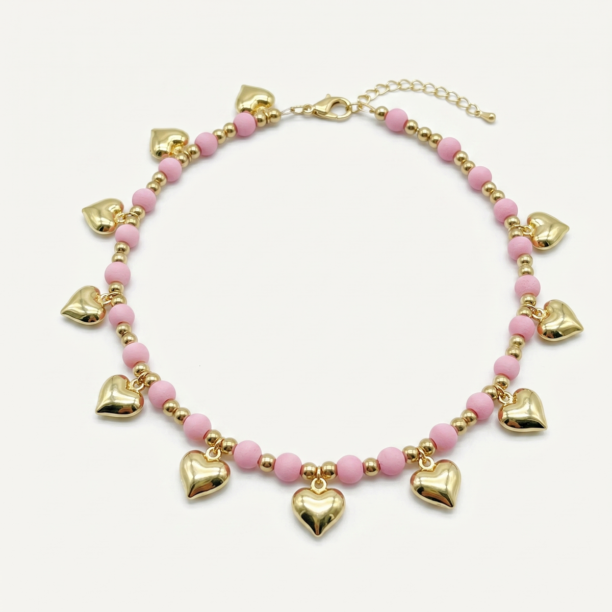Cavigliera Cuore pink