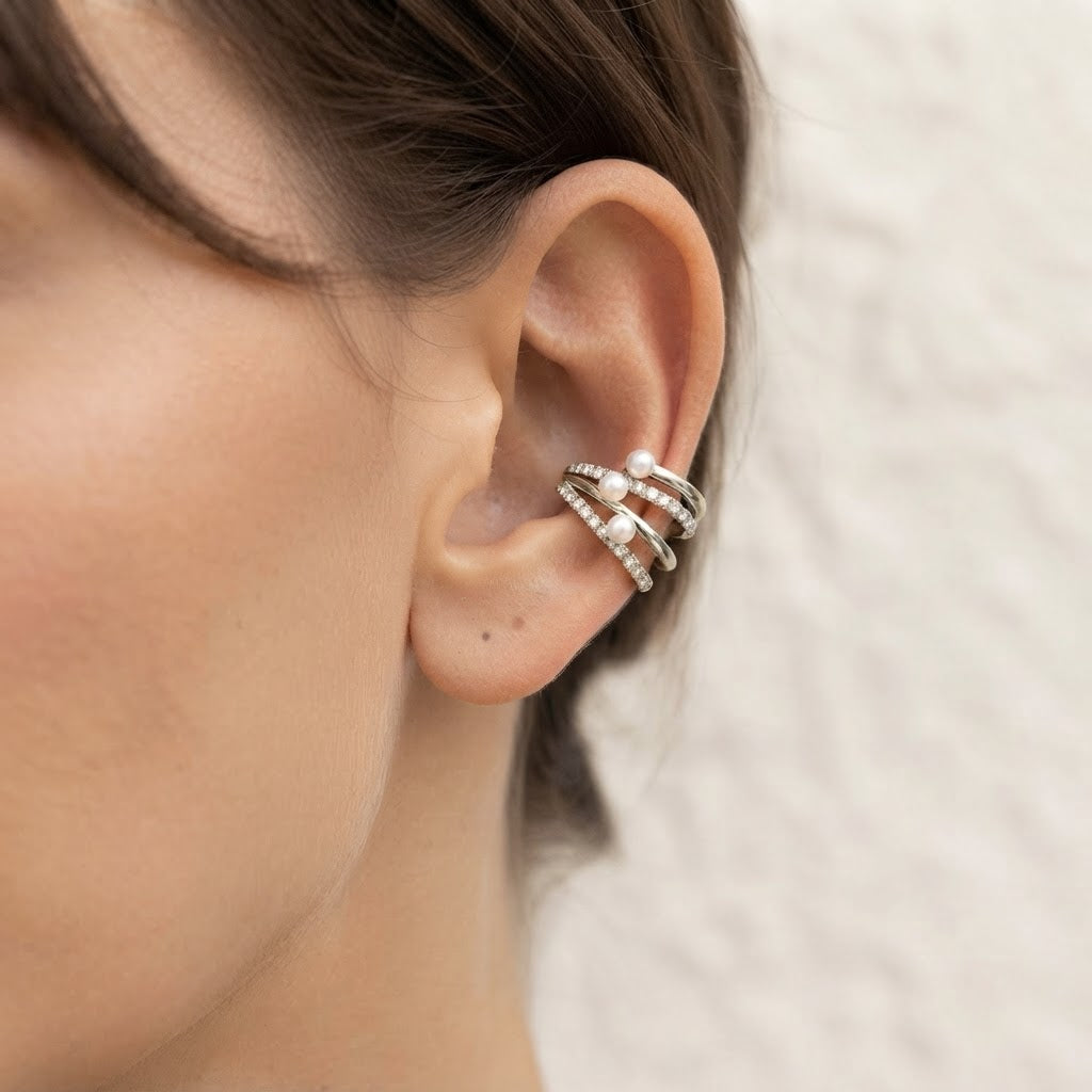 Earcuff Triplo Halo