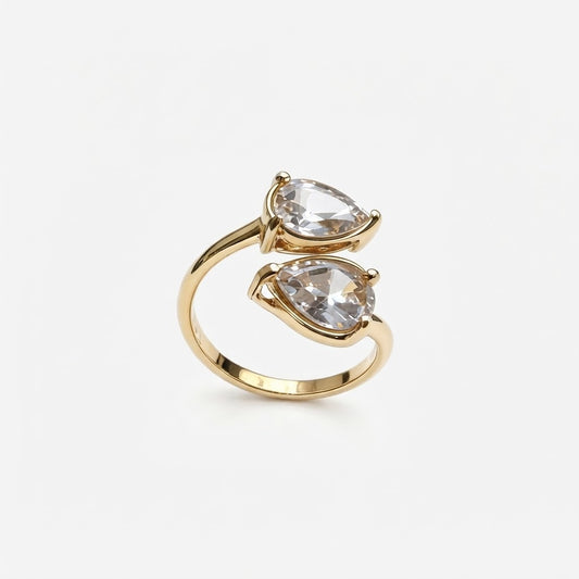 Anello Doppia Goccia