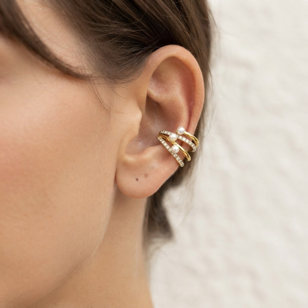 Earcuff Triplo Halo