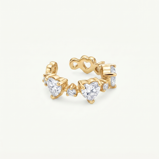 Ear cuff Cuore