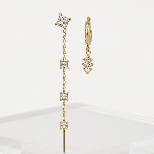 Orecchini Long Chain Sparkle