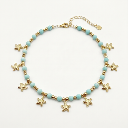 Cavigliera Turquoise