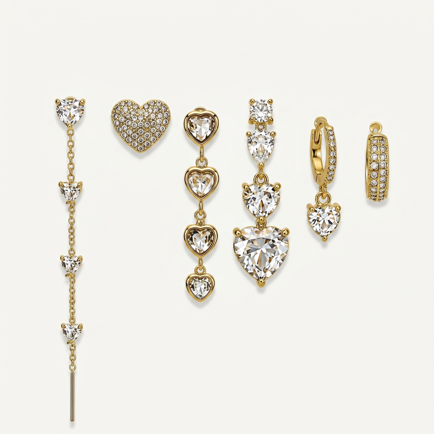 Set Orecchini Mix Amore Crystal