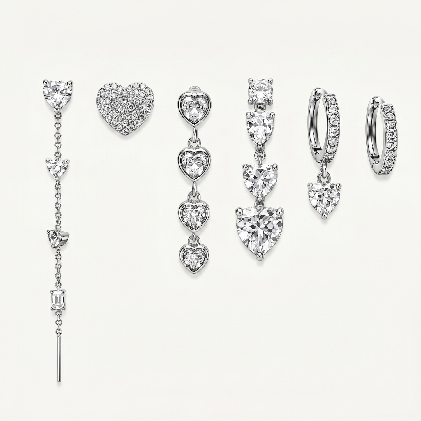 Set Orecchini Mix Amore Crystal