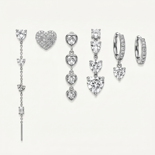 Set Orecchini Mix Amore Crystal