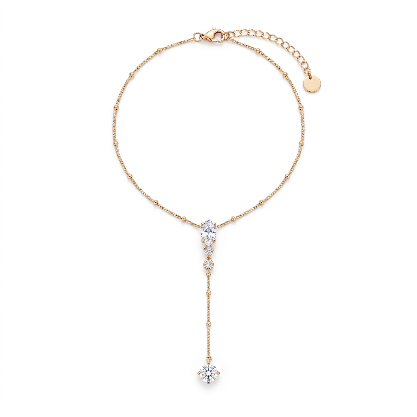 Collana a Y Goccia di Luce